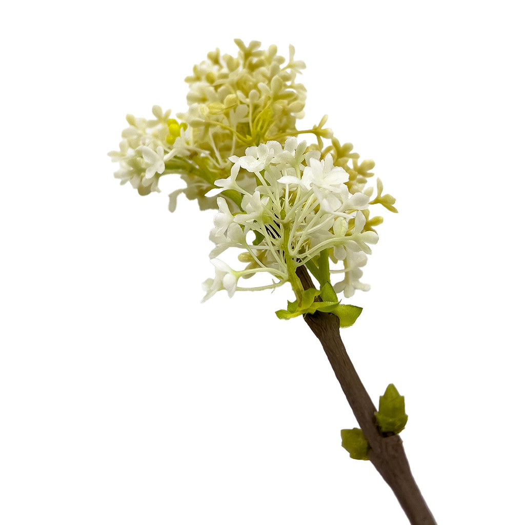 Flor artificial blanco 75cm