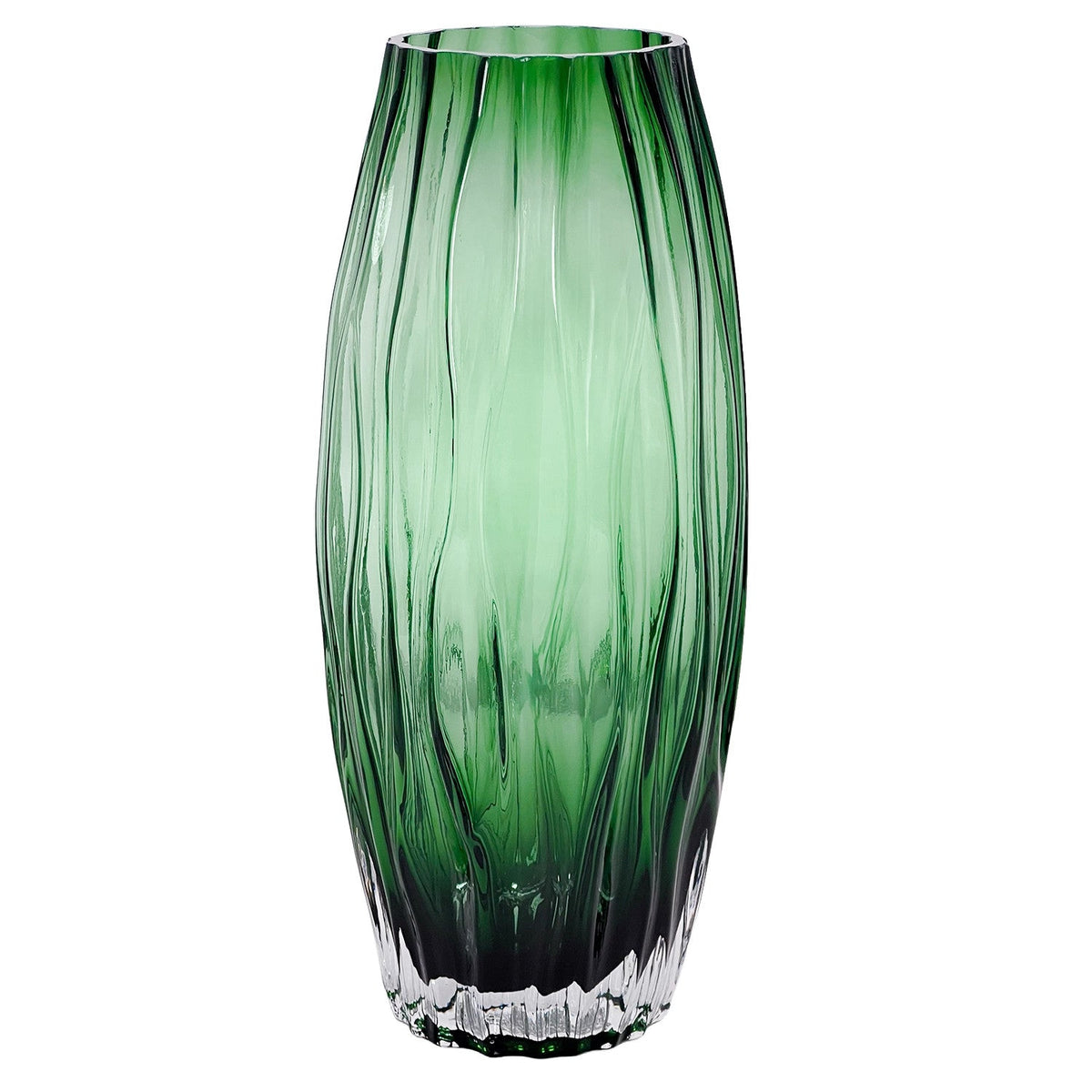 Florero 13x30cm Falun verde