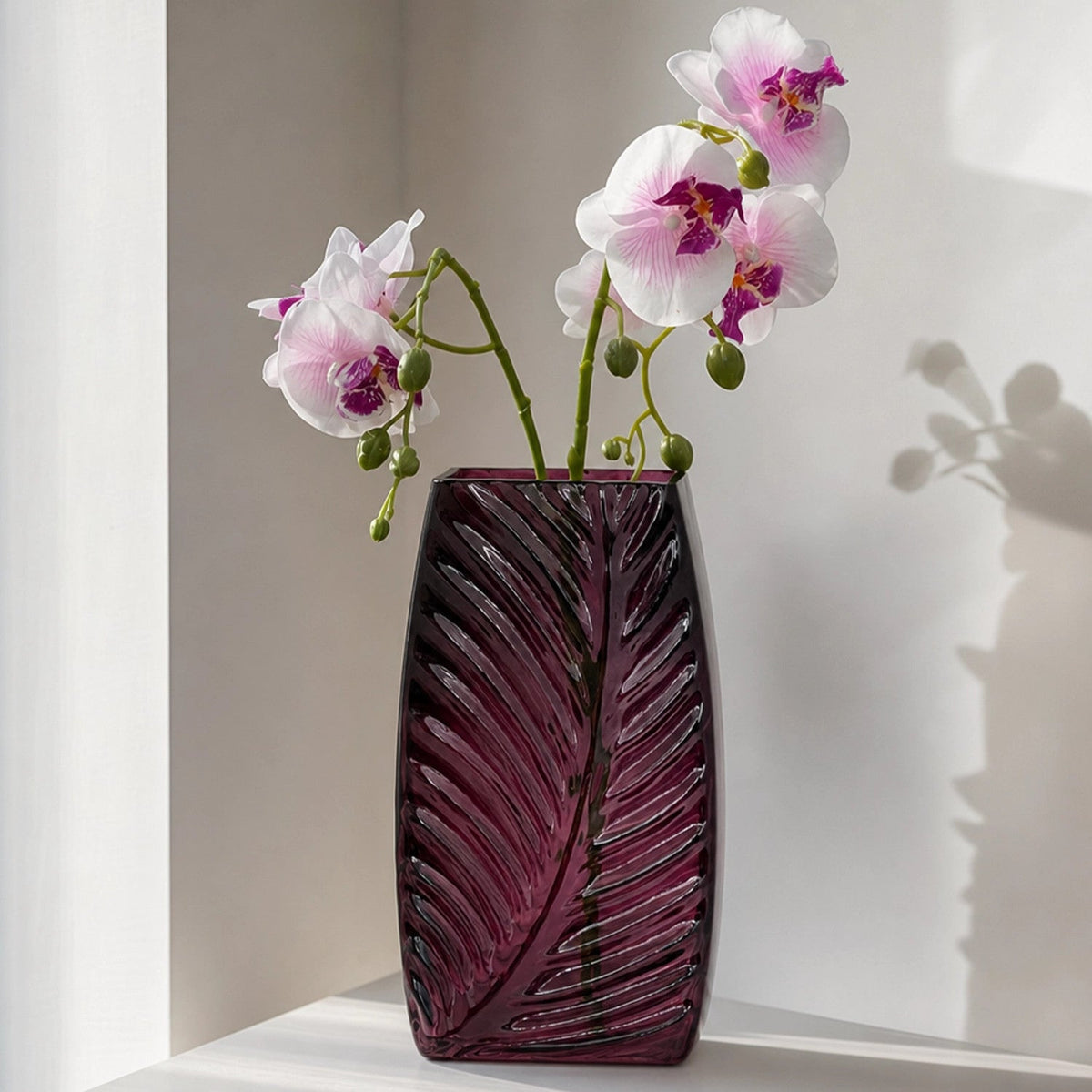 Florero 15x28cm Loire burdeo