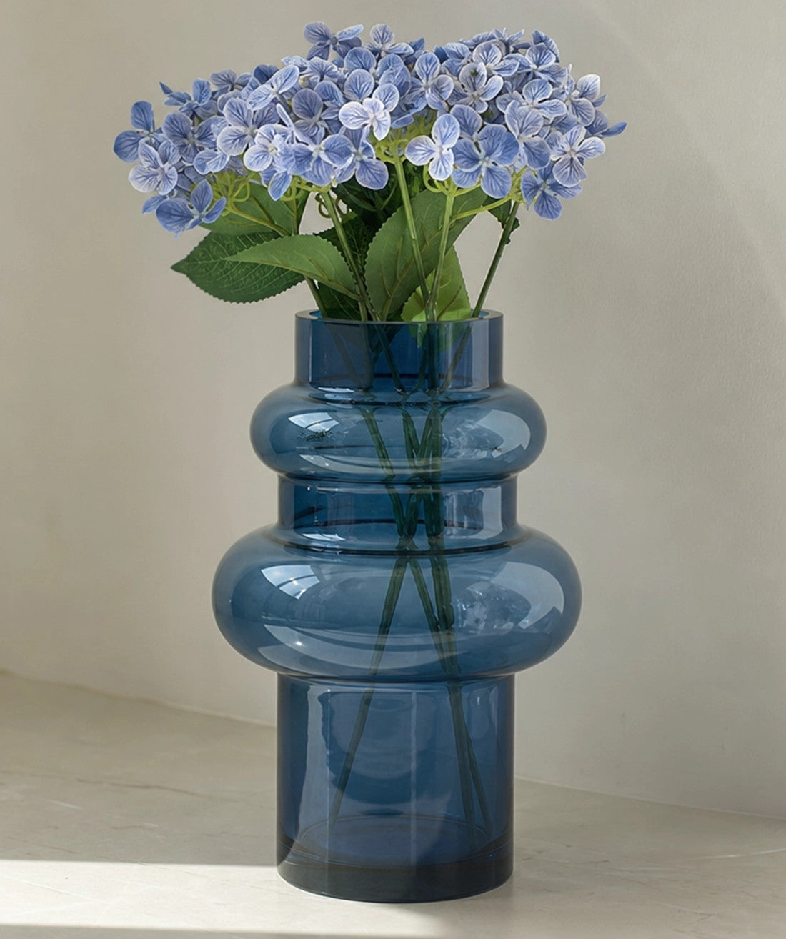 Florero 16x23cm Nile azul
