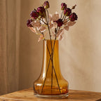 Florero 17x25cm Ebro ambar