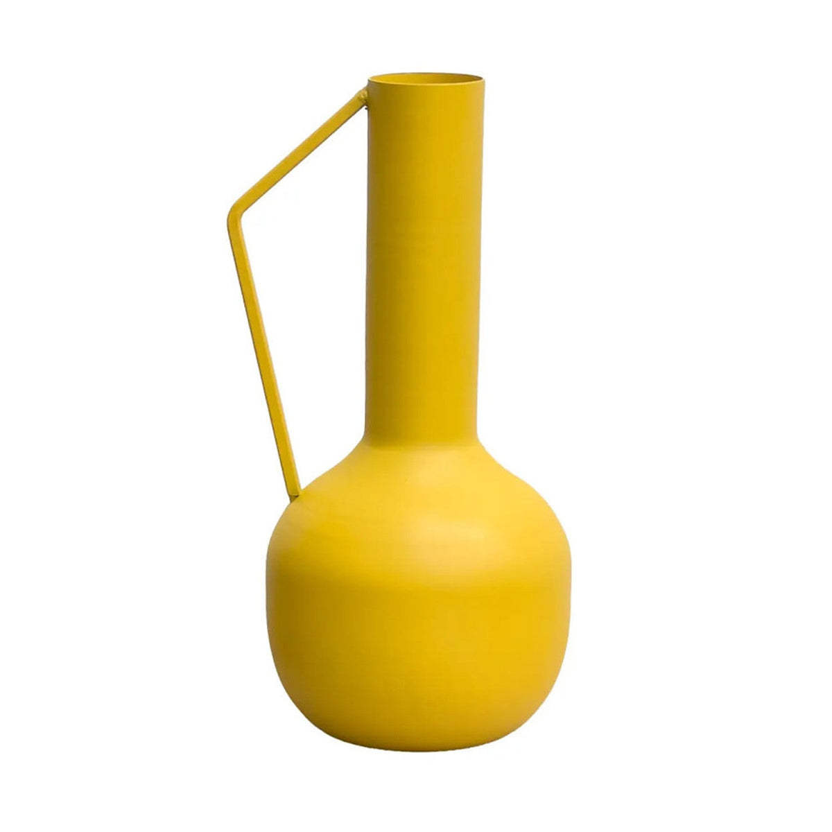 Florero metal Lari 25cm amarillo