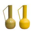 Florero metal Lari 25cm amarillo