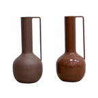 Florero metal Lari 25cm café