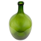 Florero vidrio 16x29cm botellon verde