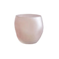 Florero vidrio empavonado malva 13cm