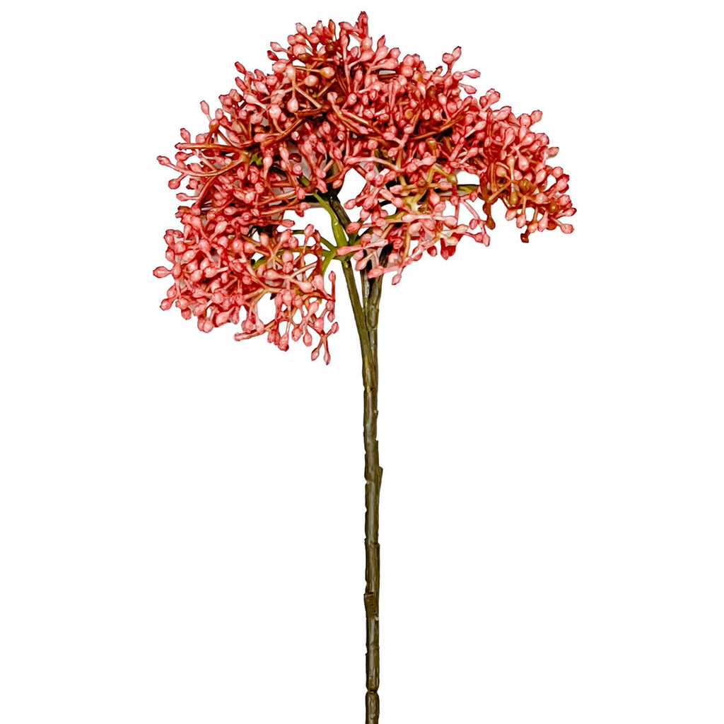 Follaje artificial rosado