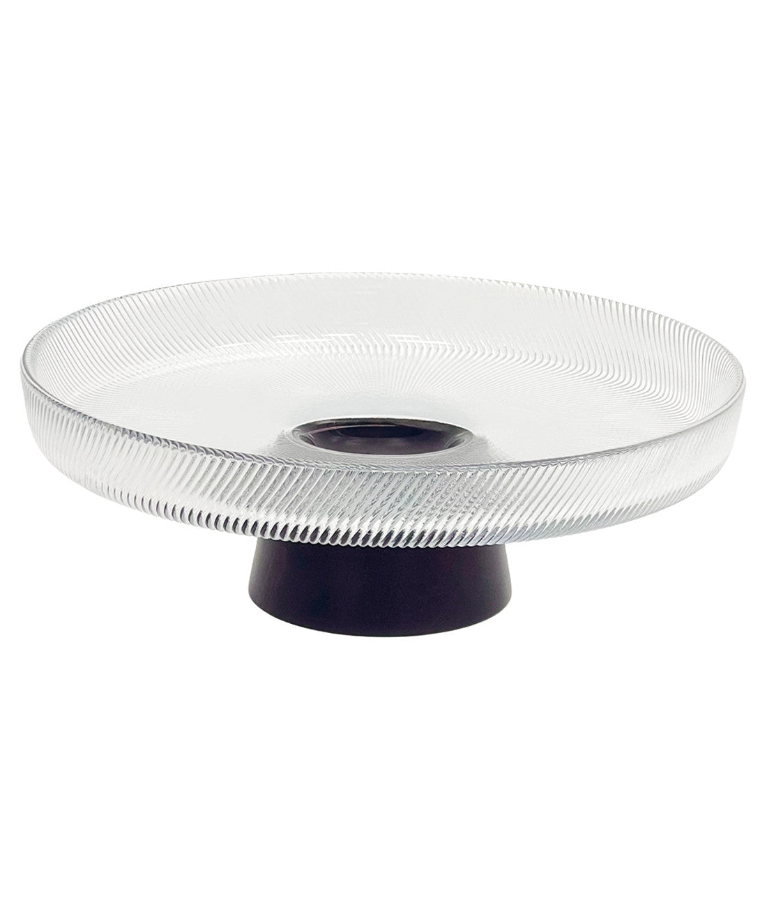Frutero vidrio 25x8.5cm transparente