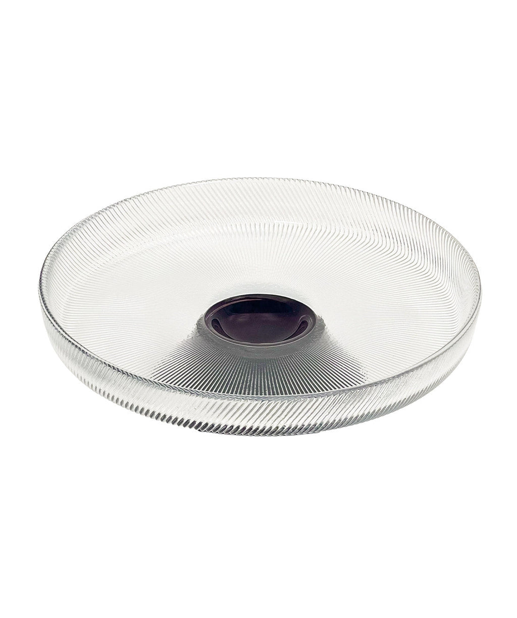 Frutero vidrio 25x8.5cm transparente