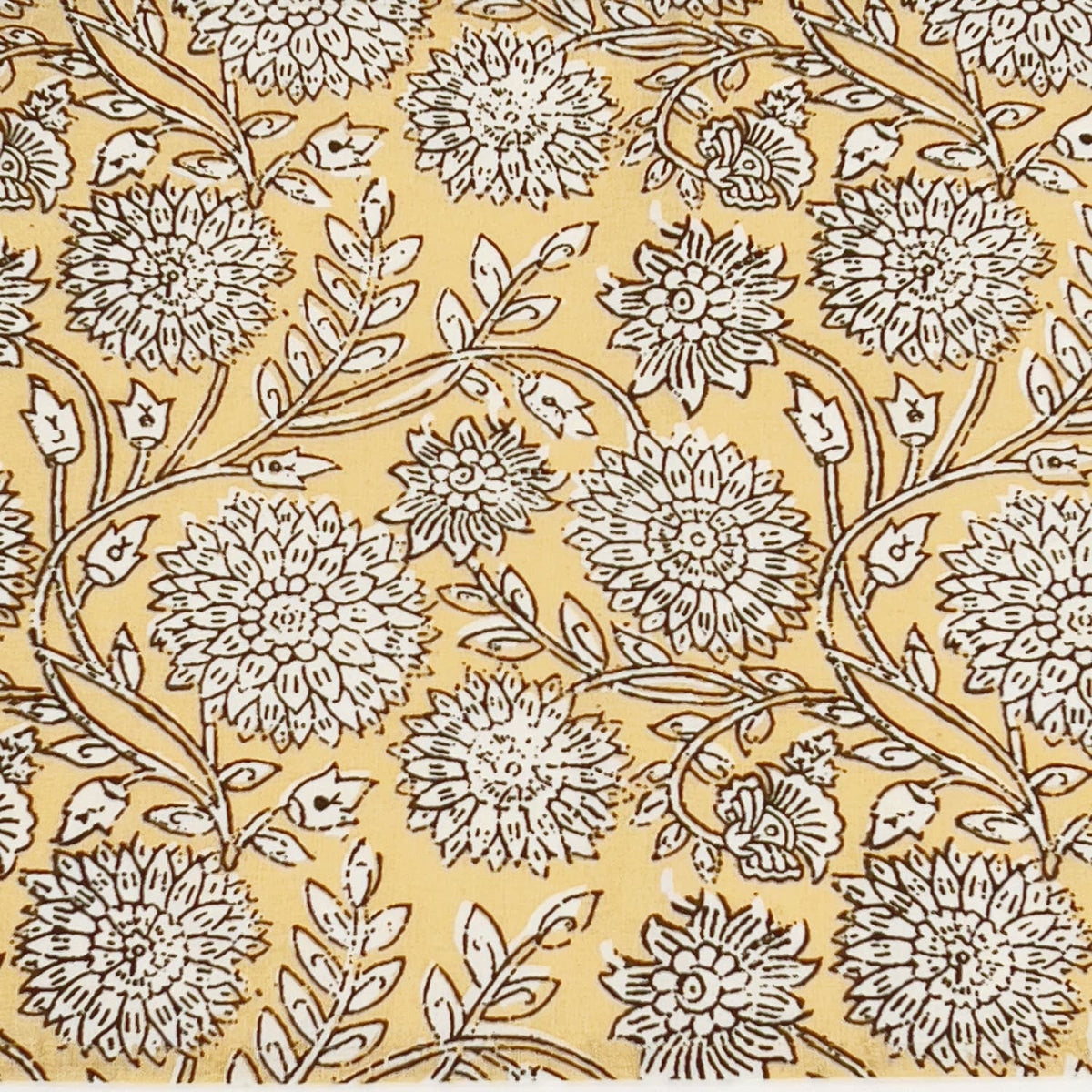 Individual 33x45cm flower print crudo