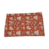 Individual 33x45cm flower print rojo