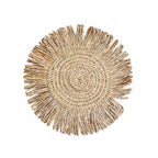 Individual 38 cm tejido flecos