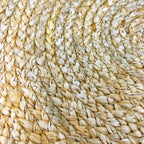 Individual 38x38cm yute redondo