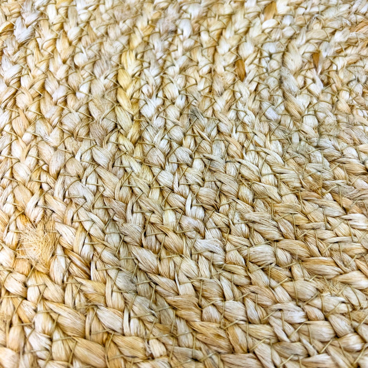 Individual 38x38cm yute redondo