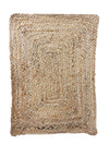 Individual 48x33cm yute gris