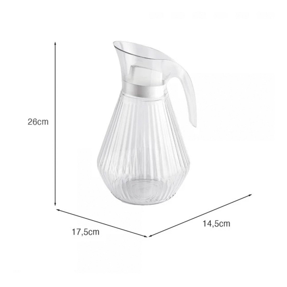 Jarra transparente 2L