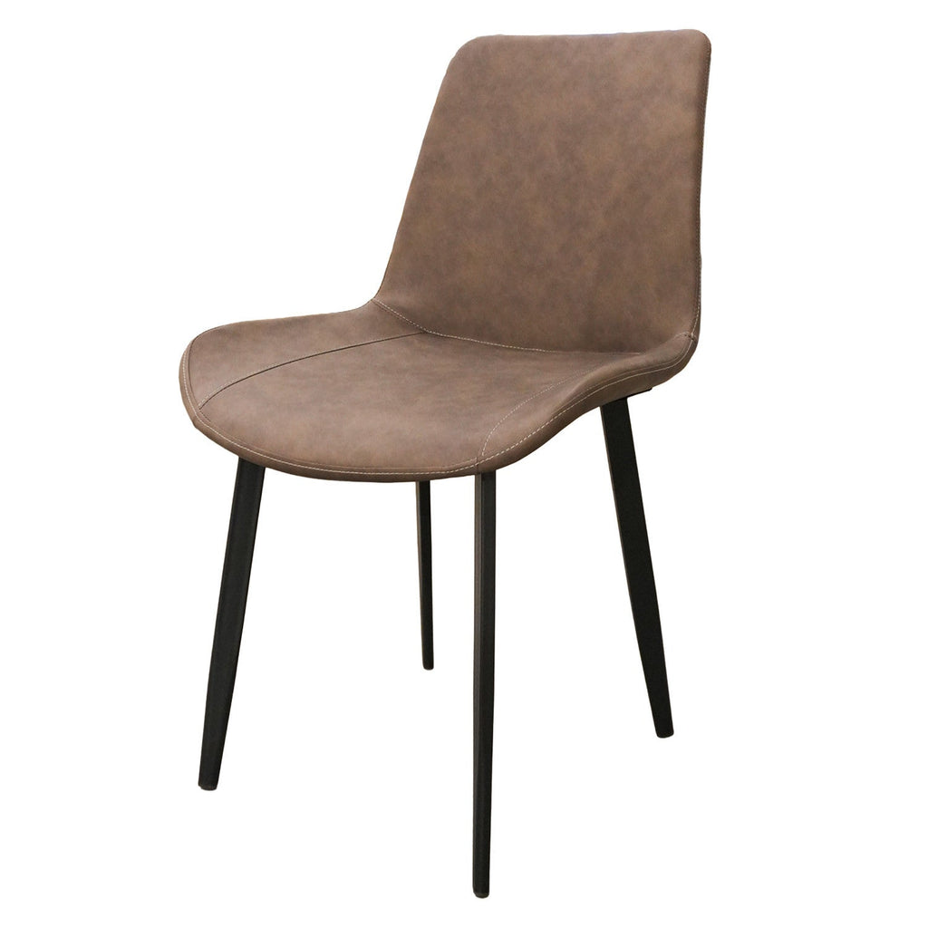 Juego comedor 4 sillas Daga blanco silla café