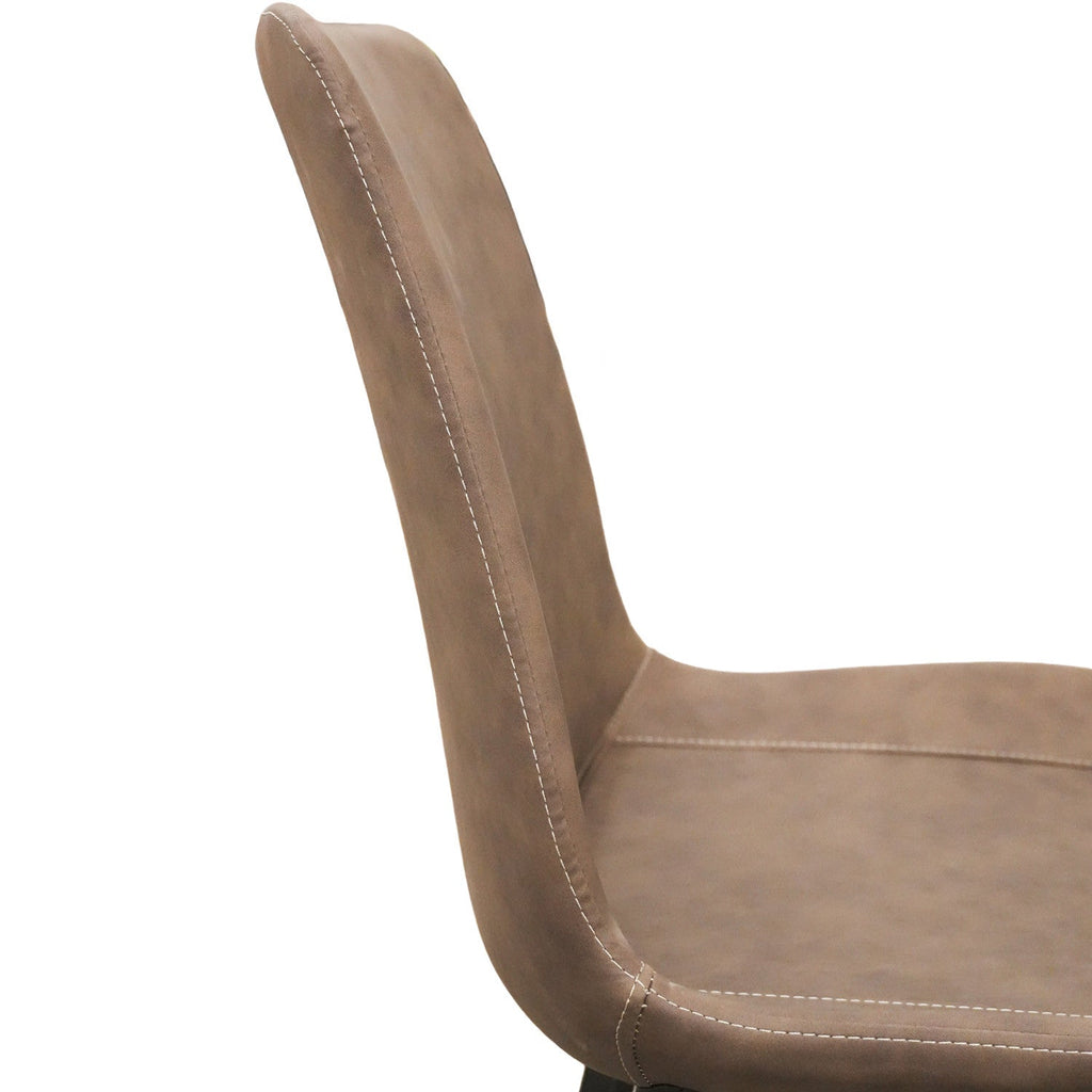 Juego comedor 4 sillas Daga blanco silla café