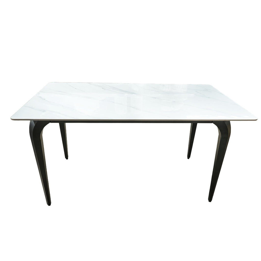 Juego comedor 4 sillas Daga blanco silla café