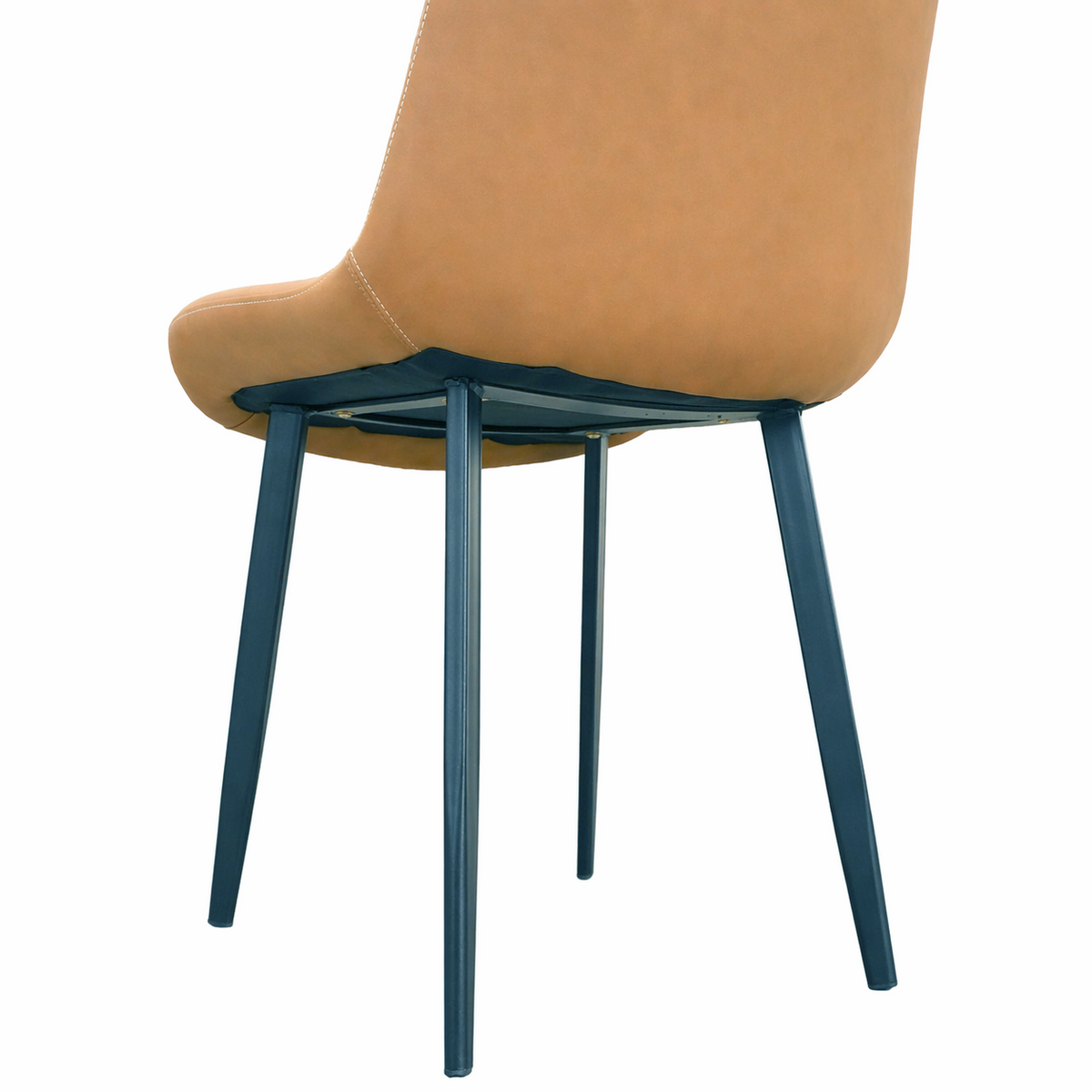 Juego comedor 4 sillas Daga blanco silla caramelo