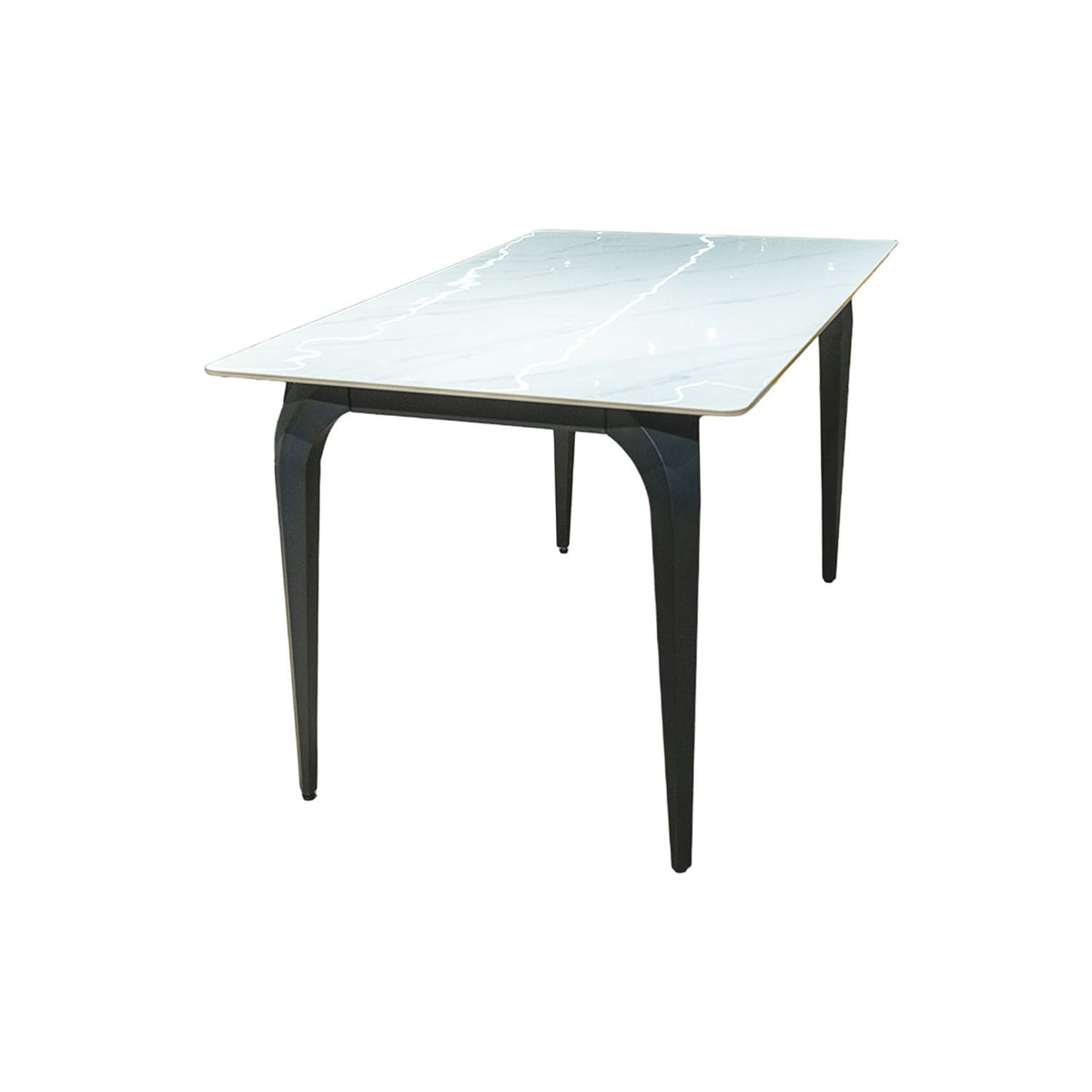Juego comedor 4 sillas Daga blanco silla caramelo