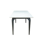 Juego comedor 4 sillas Daga blanco silla caramelo