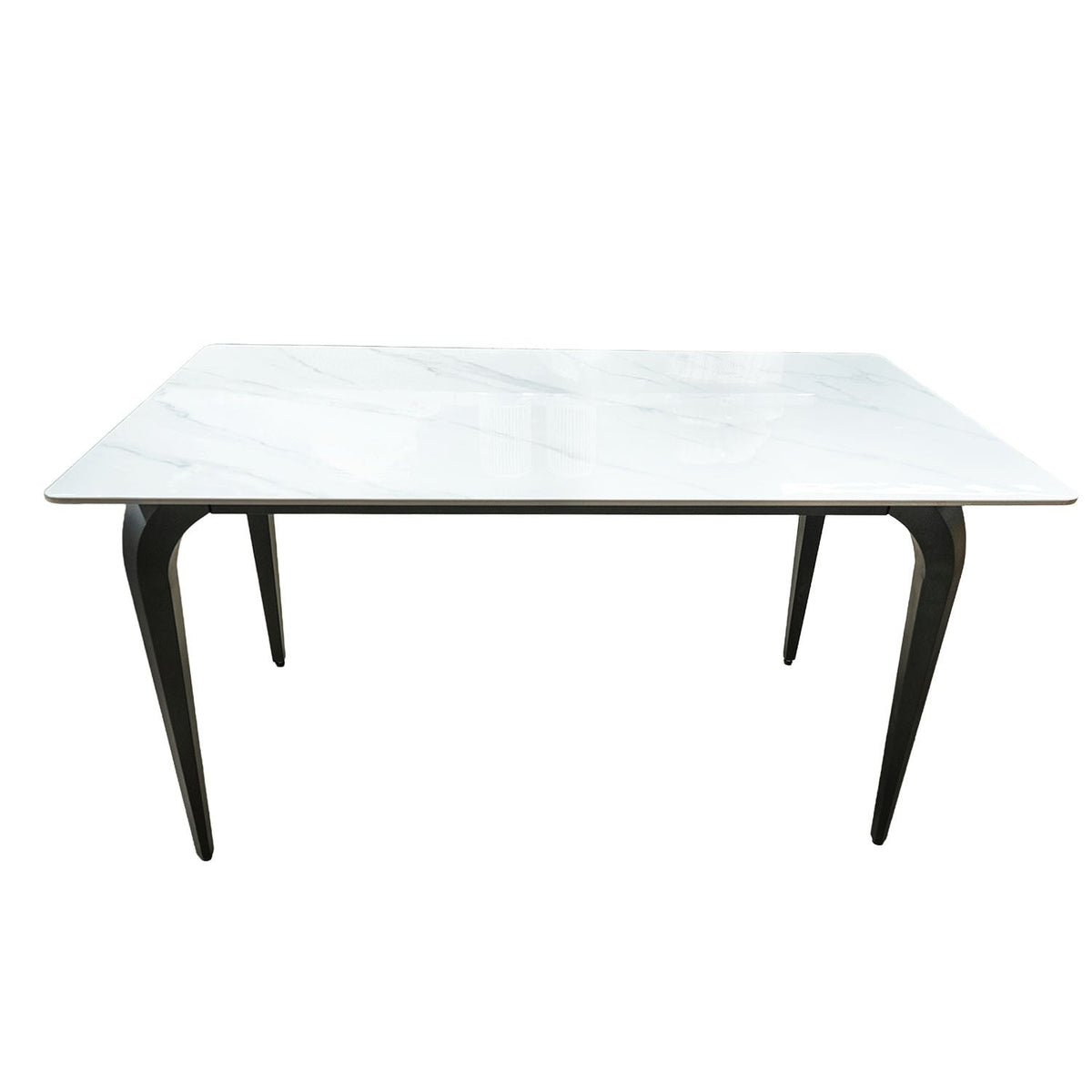 Juego comedor 4 sillas Daga blanco silla caramelo
