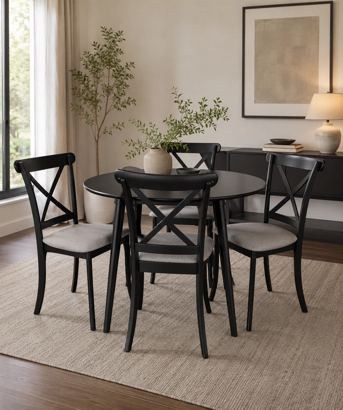Juego comedor 4 sillas Xander