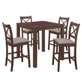 Juego comedor bar 4 sillas Amberes café