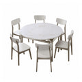 Juego comedor redondo 6 sillas Alytus