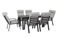 Juego comedor terraza 6 sillas Buford