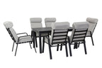 Juego comedor terraza 6 sillas Buford