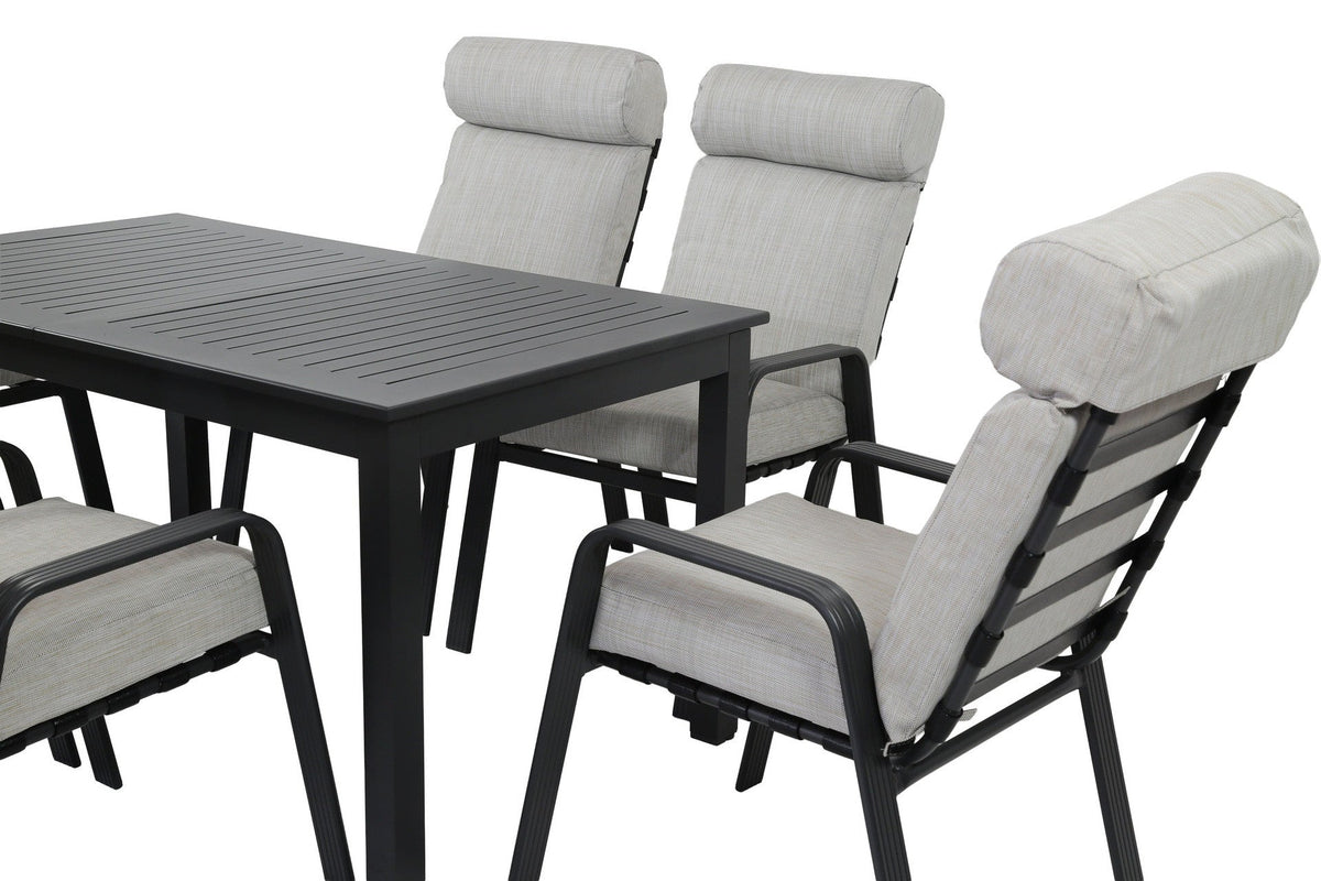 Juego comedor terraza 6 sillas Buford