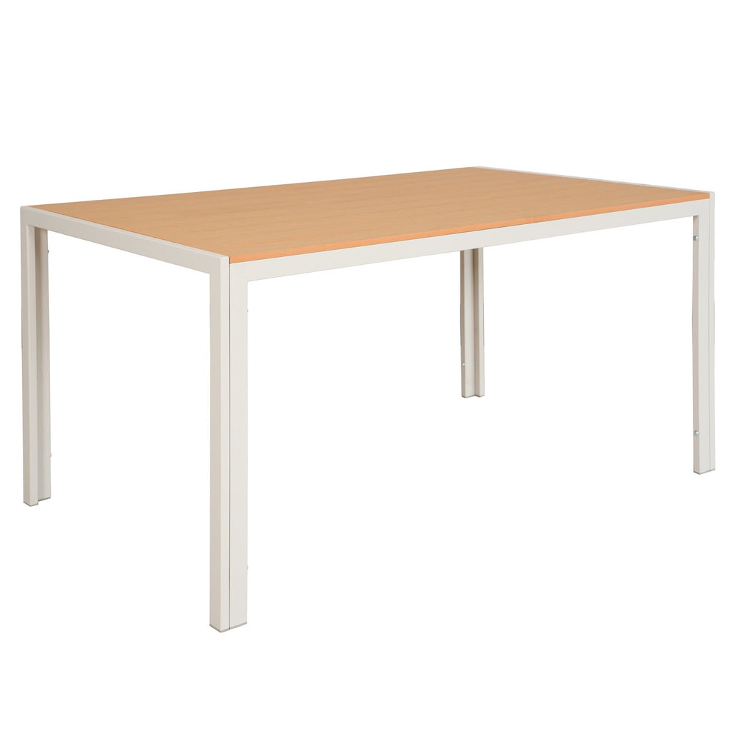 Juego comedor terraza 6 sillas Erie champagne