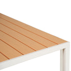 Juego comedor terraza 6 sillas Erie champagne