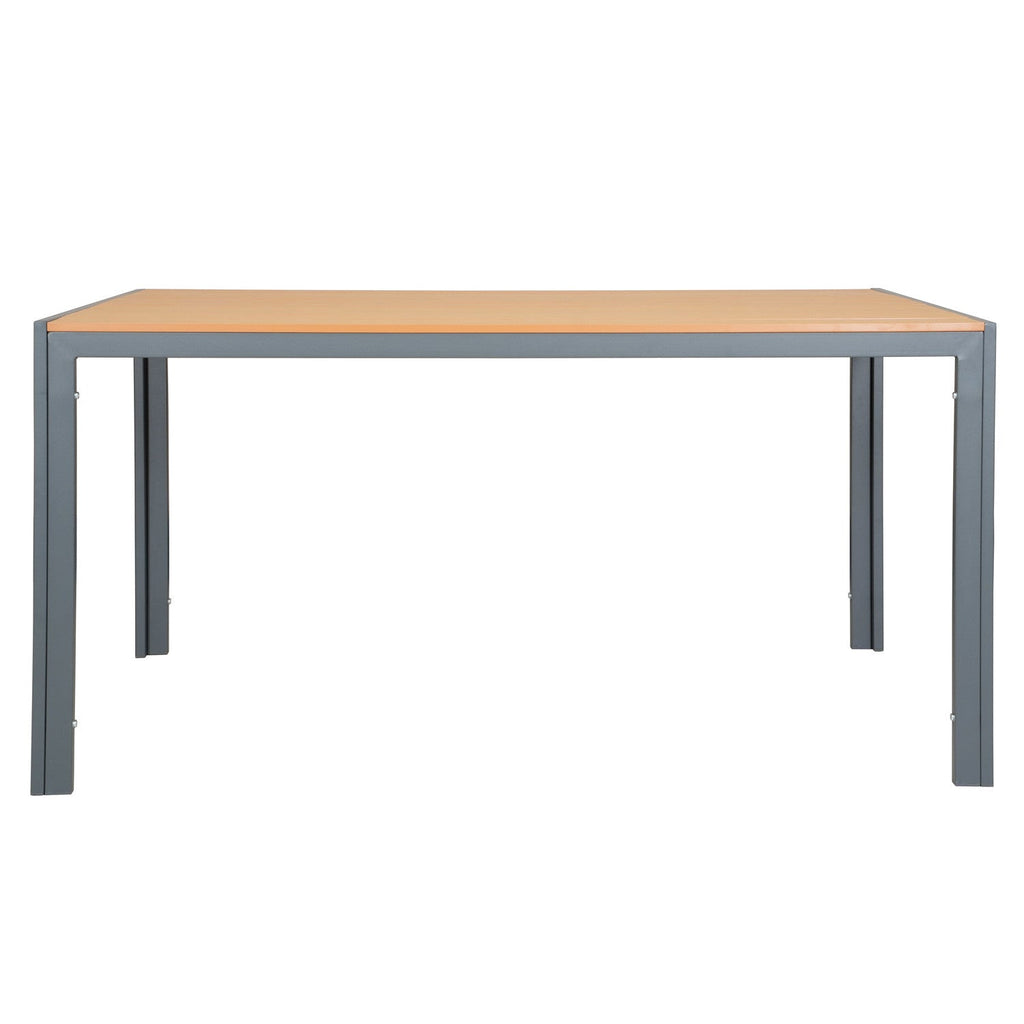 Juego comedor terraza 6 sillas Erie gris
