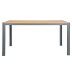 Juego comedor terraza 6 sillas Erie gris