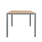 Juego comedor terraza 6 sillas Erie gris