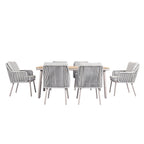 Juego comedor terraza 6 sillas Milano