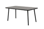 Juego comedor terraza 6 sillas Sylva gris oscuro