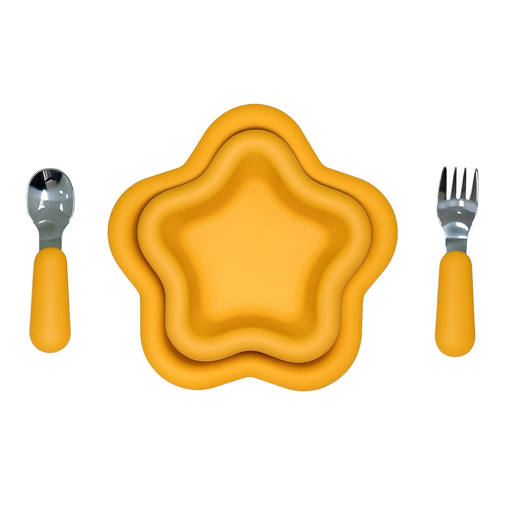 Juego de comida infatil estrella 4 piezas