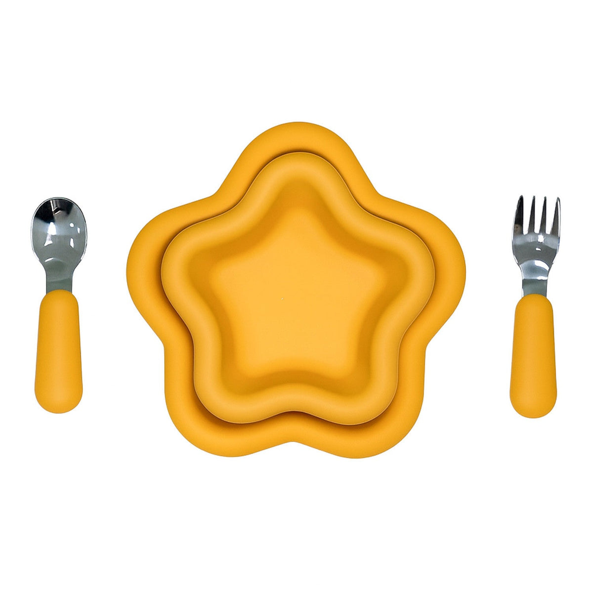 Juego de comida infatil estrella 4 piezas