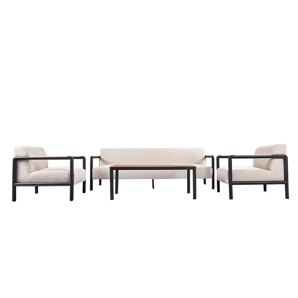 Juego living terraza Boreal 3-1-1