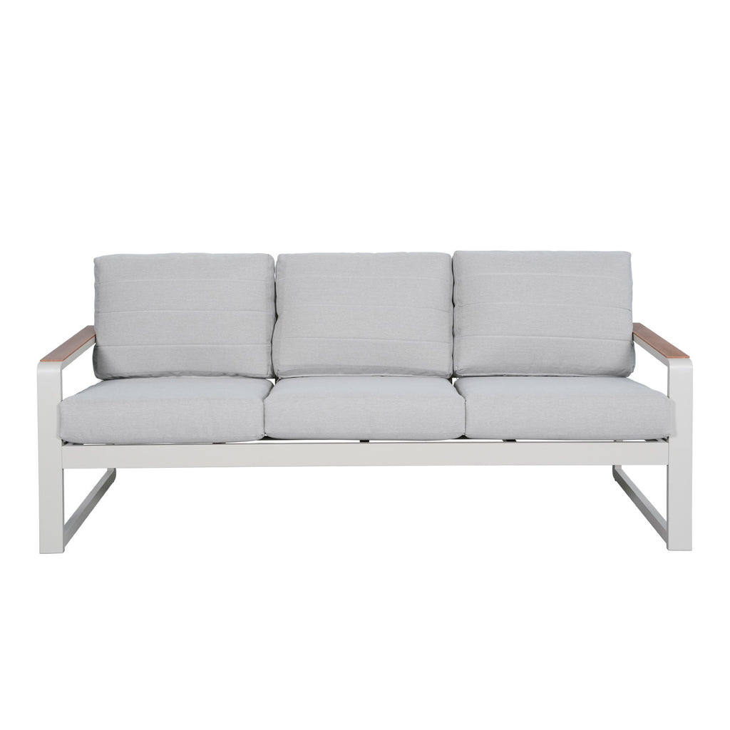 Juego living terraza Elgin champagne 3-1-1-1
