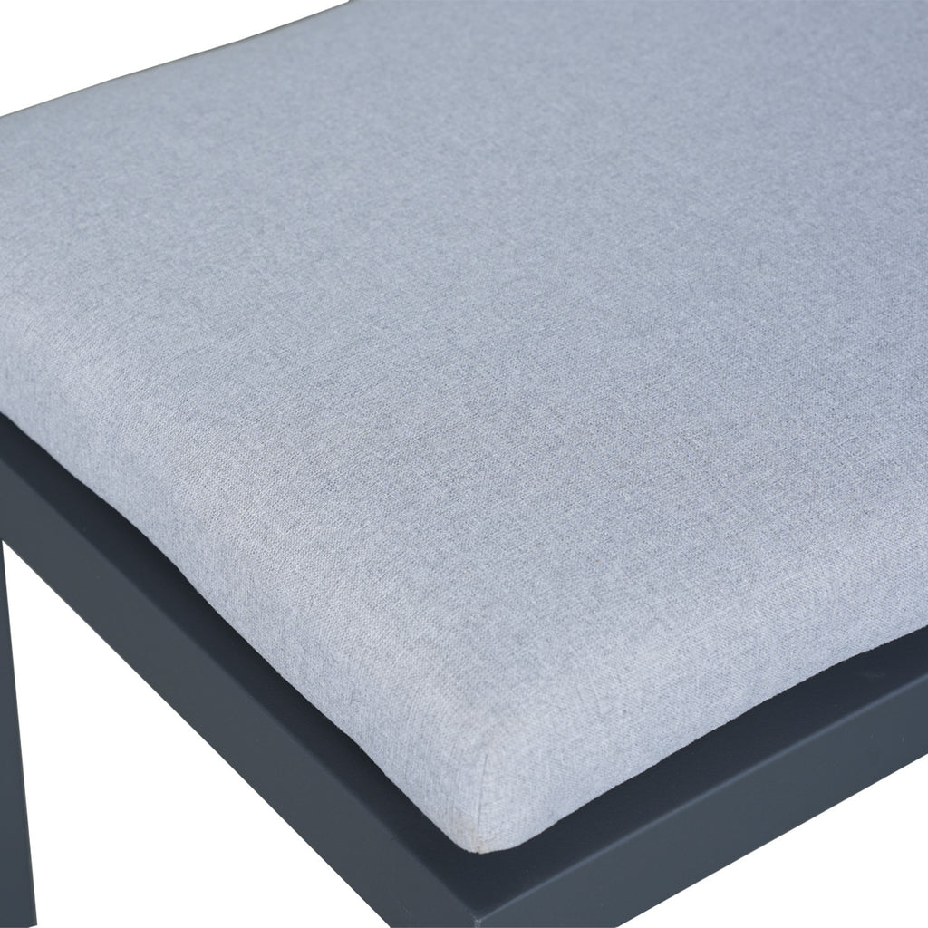 Juego living terraza Elgin gris 3-1-1-1