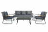 Juego living terraza Macos 3-1-1 gris