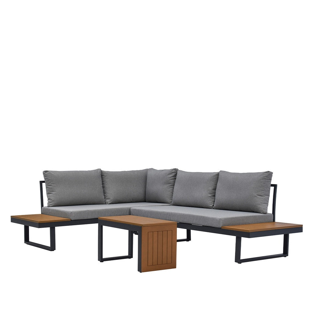 Juego living terraza seccional Anto + mesa