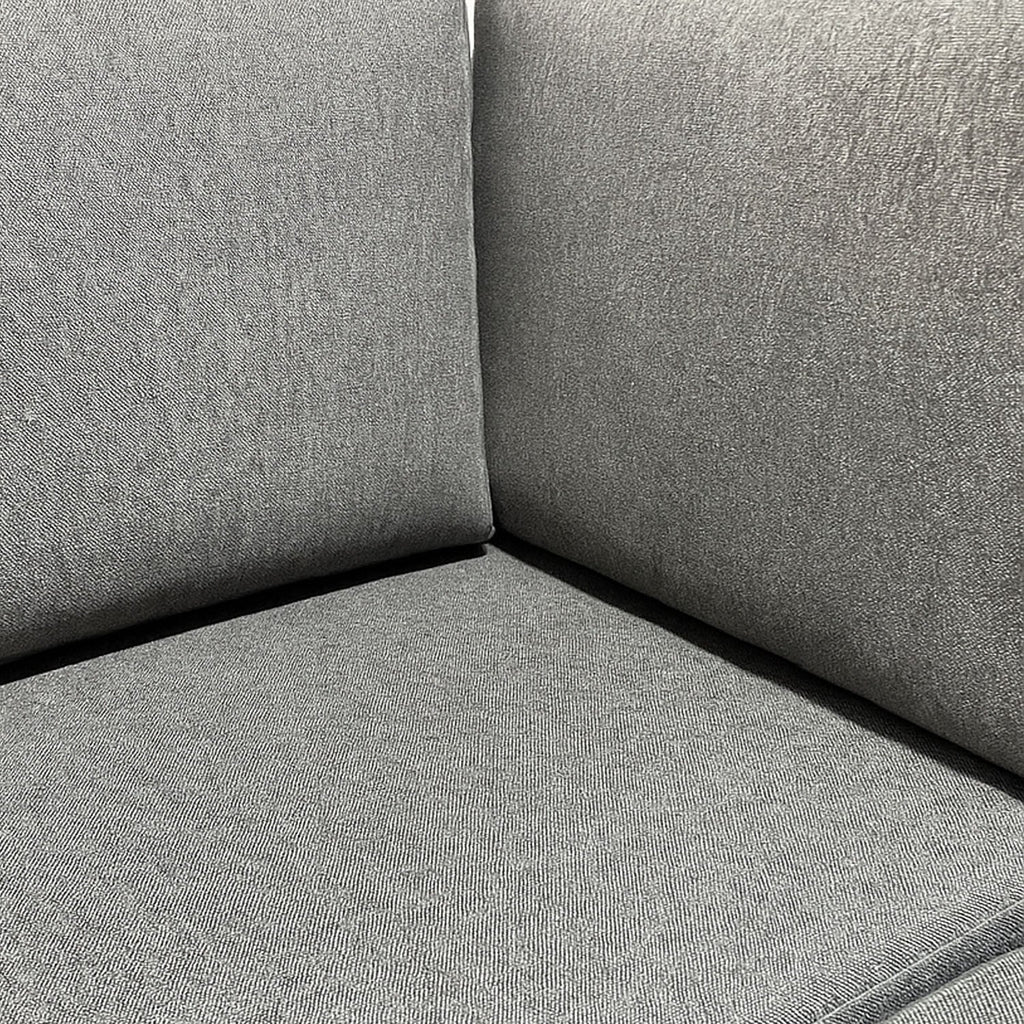 Juego living terraza seccional Beckman gris