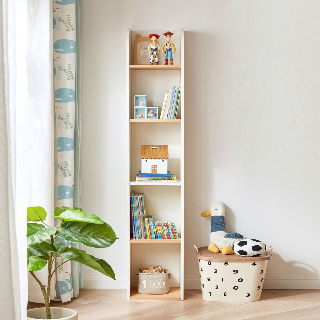 Librero infantil Abasi blanco madera