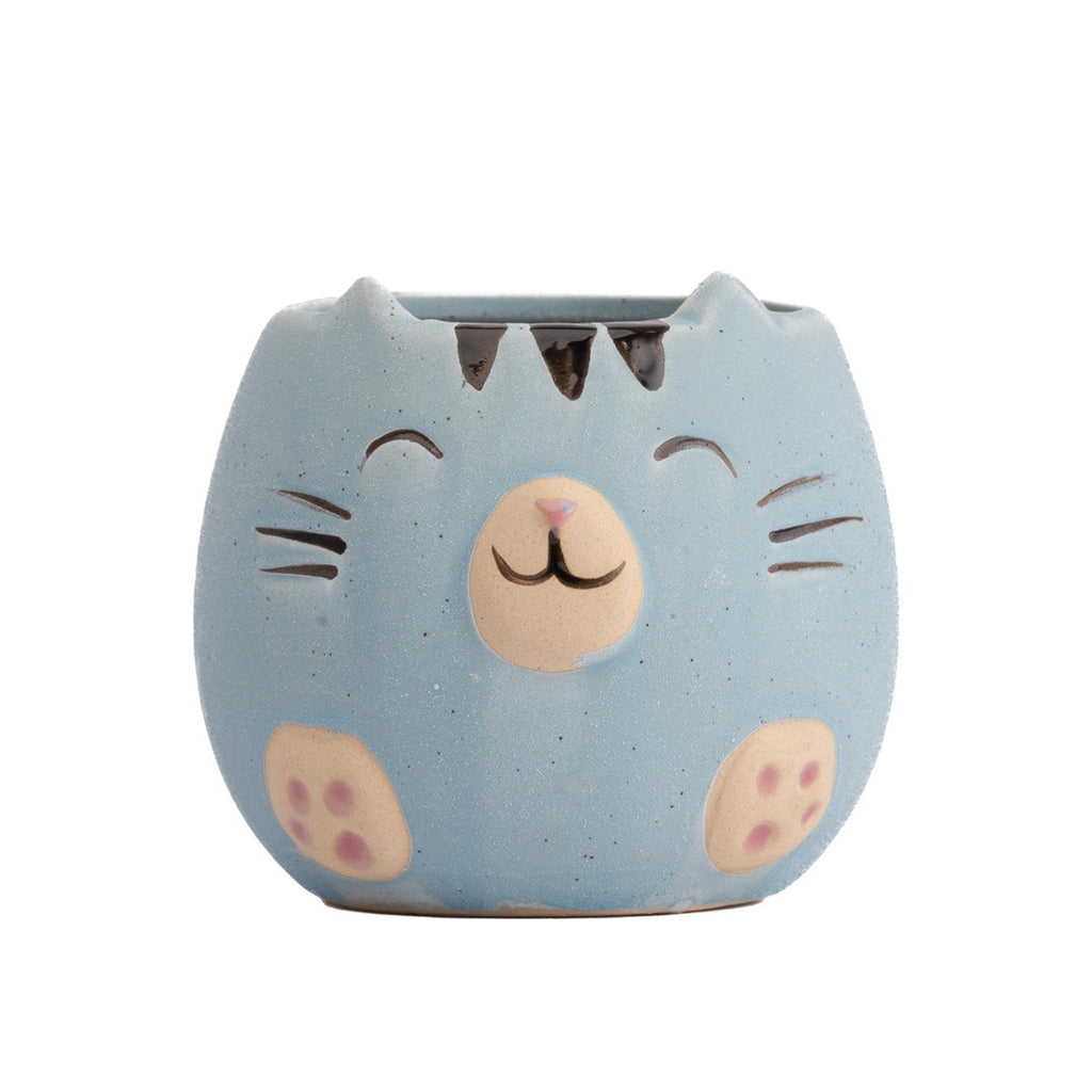 Macetero gato colores surtidos 8.7cm